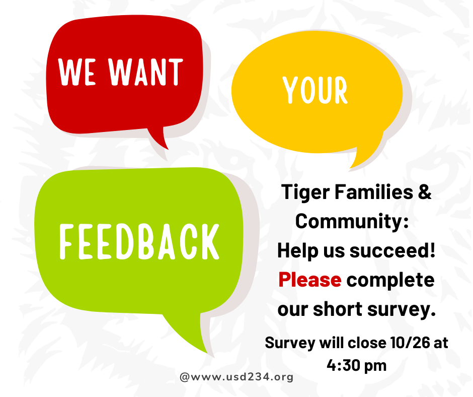 We Want YOUR Feedback