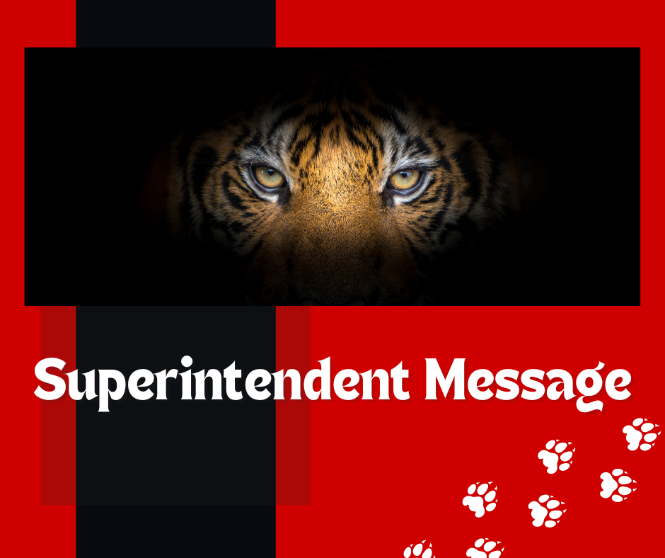 Superintendent Message