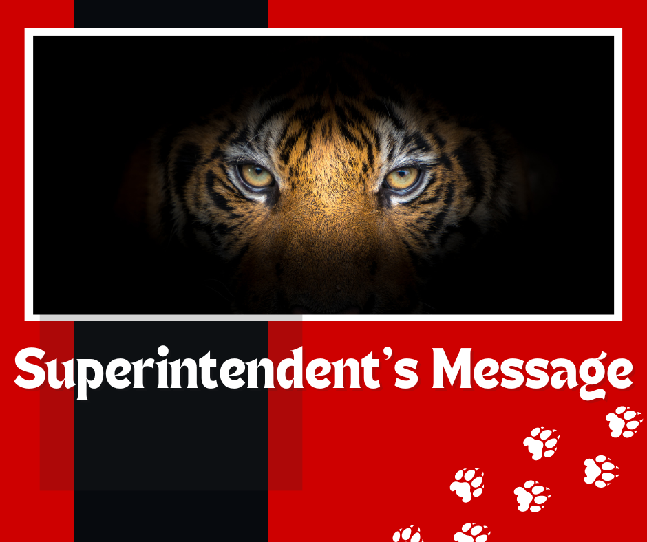 Superintendent's Message